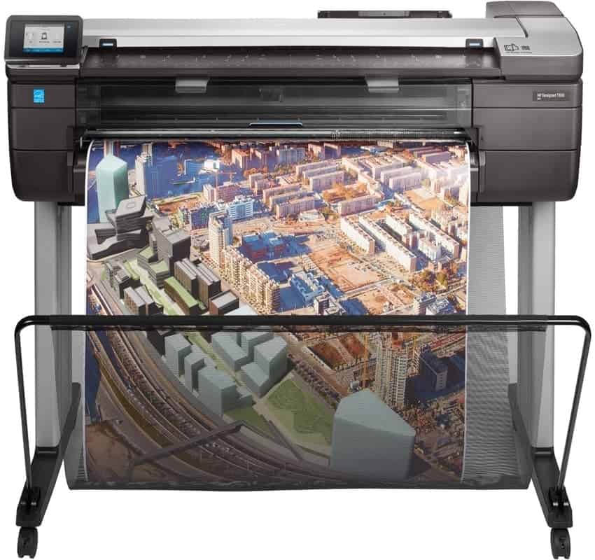 HP DesignJet T830 Large Format Multifunction Wireless Plotter Printer - 36”